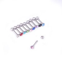 Ear Cartilage Rings & Studs Fashion Geometric 316 Stainless Steel  Diamond main image 1