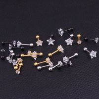 Ear Cartilage Rings & Studs Fashion Geometric 316 Stainless Steel main image 5