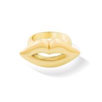 Übertriebene Lippen Frauen Zeigefinger Titan Stahlringe sku image 9