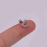 Ear Cartilage Rings & Studs Fashion Crown Copper Plating sku image 2