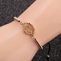 Nueva Pulsera De Cadena De Cuerda Roja Con Cuerda Negra De Color De Cuerda Negra Con Incrustaciones De Mom Para Mujer main image 4