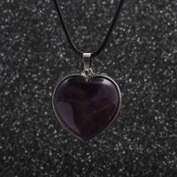 Vente Chaude Collier Pendentif Coeur Pêche Corde De Cire Coréenne main image 2