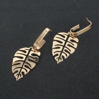 Bohemian Ethnic Style Alloy Long Gold Earrings For Women main image 3