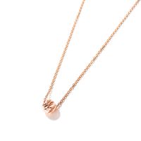 Korean Style Rose Gold Exquisite Pendant Jewelry Necklace Wholesale main image 5