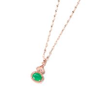 Korean Popular Cute Diamond-studded Gourd Jewelry Necklace Wholesale main image 5