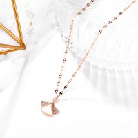 Neue Koreanische Muschel Diamant Rock Damen Einfache Halskette main image 3