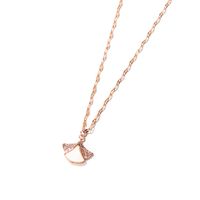 Neue Koreanische Muschel Diamant Rock Damen Einfache Halskette main image 5