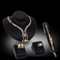 Occident Alloy Inlaid Stones Sets ( 18k Alloy ) Nhxs0075 sku image 1