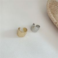 Fashion Metal Retro Half Circle Wild Simple Painless Ear Clip Without Piercing Alloy Earrings main image 3