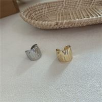 Fashion Metal Retro Half Circle Wild Simple Painless Ear Clip Without Piercing Alloy Earrings main image 4