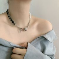 Fashion Agate Two-color Stitching Necklace   Women's Necklace main image 1
