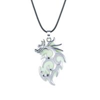 Hot-selling Retro Flying Dragon Luminous Pendant  Fashion Luminous Necklace main image 6