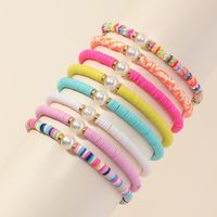 New Fashion Handmade Beaded All-match Color Soft Ceramic Bracelet For Women main image 6