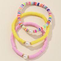 Neue Mode Handgefertigte Perlen All-match Farbe Weiche Keramik Armband Für Frauen main image 5