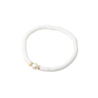 Neue Mode Handgefertigte Perlen All-match Farbe Weiche Keramik Armband Für Frauen main image 3