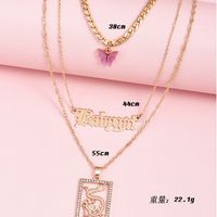 Mode Chinesischen Stil Anhänger Drachen Mehrschichtige Frauen Halskette Großhandel main image 6