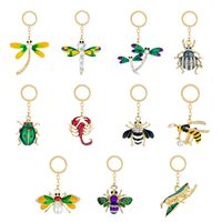 New Diamond Alloy Keychain Pendant Cute Animal Insect Shape Pendant Bag Accessory Pendant main image 1