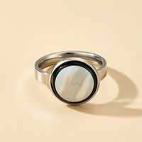 Fashion Diamond Devil's Eye Drop-shaped Ring Simple Punk Turquoise Ring Wholesale main image 4