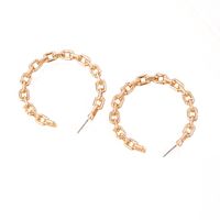 New Fashion Retro Minimalist Gold Alloy Earrings For Women Wholesale main image 6
