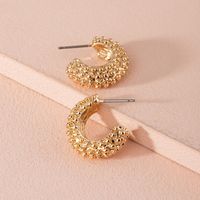 Korea New C-shaped Exaggerated Trend Alloy Earrings For Women Wholesale main image 3
