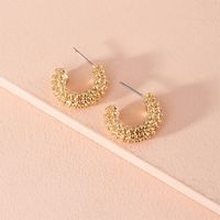 Korea New C-shaped Exaggerated Trend Alloy Earrings For Women Wholesale main image 4