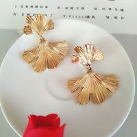 Fashion Ginkgo Leaf New Retro Flower Alloy Earrings For Women Wholesale main image 3