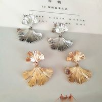 Fashion Ginkgo Leaf New Retro Flower Alloy Earrings For Women Wholesale main image 5