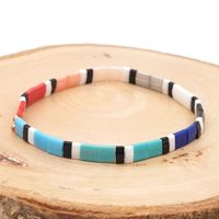 Fashion Color Bohemian Handmad Tila Rice Bead Braided Bracelet Wholesale main image 5