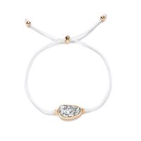 Hot Sale Golden Crystal Fashion Irregular Natural Stone Alloy Bracelet sku image 4