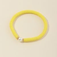 New Fashion Handmade Beaded All-match Color Soft Ceramic Bracelet For Women sku image 2