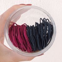 Korean Fashion Simple  High Elastic Rubber Band Hair Rope Set sku image 9