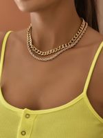 Fashion Metal Style Women's Necklace Combination New Fashion Necklace  Wholesale Nihaojewelry main image 1