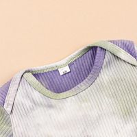 Babykleidung Tie-dye Säugling Langärmeligen Einteiligen Strampler main image 3