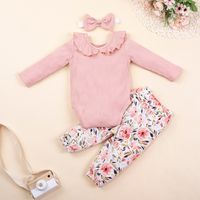 Baby Autumn Two-piece Hang Strip Long-sleeved Trousers Printing Suit Hot-selling Baby Clothes main image 3