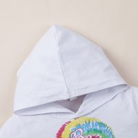 Autumn Hooded Letter Printed Casual Long-sleeved Children's Hoodies main image 4