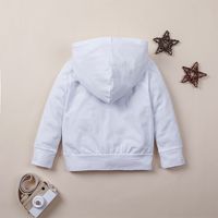 Autumn Hooded Letter Printed Casual Long-sleeved Children's Hoodies main image 5