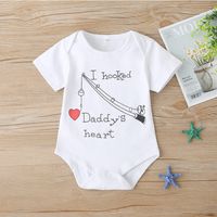 Summer Babies And Toddlers Funny Short-sleeved Onesie Cute Romper main image 1