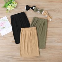 Three-color Children's Summer Fashion All-match Hip Skirt main image 2