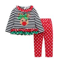 Año Nuevo Navidad Invierno Niños Niñas Elk Conjunto De 2 Piezas main image 2