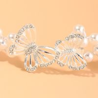 Nuevo Vestido Elástico Coreano De Perlas Decorado Con Cadena De Cintura De Diamantes De Imitación Dulces Elásticos main image 4