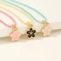 Children's New Beach Style Butterfly Pendant Necklace 3/4 Piece Set main image 3