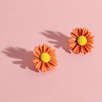 Korean Daisy Alloy Simple Candy Colorful Earrings main image 5