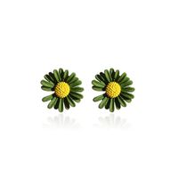 Korean Daisy Alloy Simple Candy Colorful Earrings main image 3
