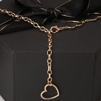 Fashion Love Waist Chain  Hollow Peach Heart All-match  Dress Decorative Belt Wholesale main image 5