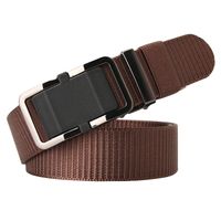 Fashion Nylon Belt Toothless Alloy Automatic Buckle Men's Belt Wholesale main image 3