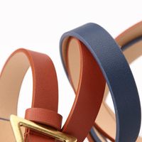 Fashion Triangle Buckle Thin Belt Personality Decorative Belt main image 5