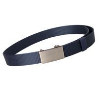 New  Automatic Buckle Business Casual Belt Nylon Canvas Casual Breathable Belt main image 6