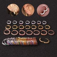 Simple Style Geometric Copper Earrings main image 2