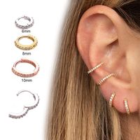 Simple Style Geometric Copper Earrings main image 6