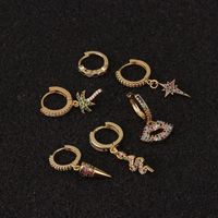 Hot Sale Fashion Exaggerated Starfish Earrings main image 3